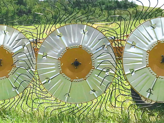 Bridgeview - Bale King hay rake tine wheels - Hay Rake - Tine Wheels