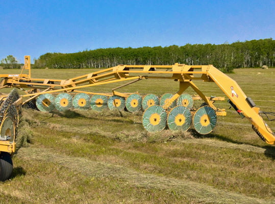 Bridgeview - Bale King VR683 hay rake kicker wheel